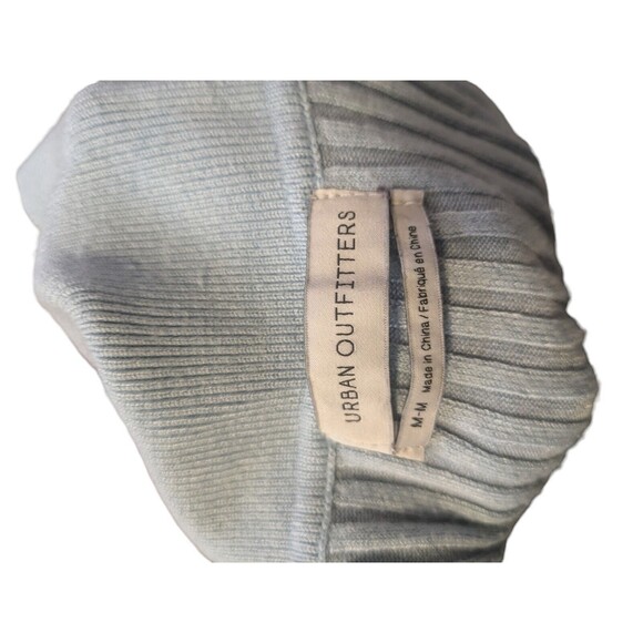 UO Urban Outfitters Medium Women Dale Ribbed Bodycon Polo Dress Short Sleeve PS8 - Picture 3 of 3